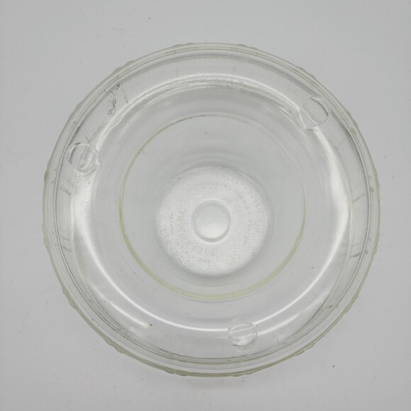 Baking Bundt Cake Pan Jello Mold Clear Glass Vintage McKee Queen Anne Glasbake - Picture 7 of 11